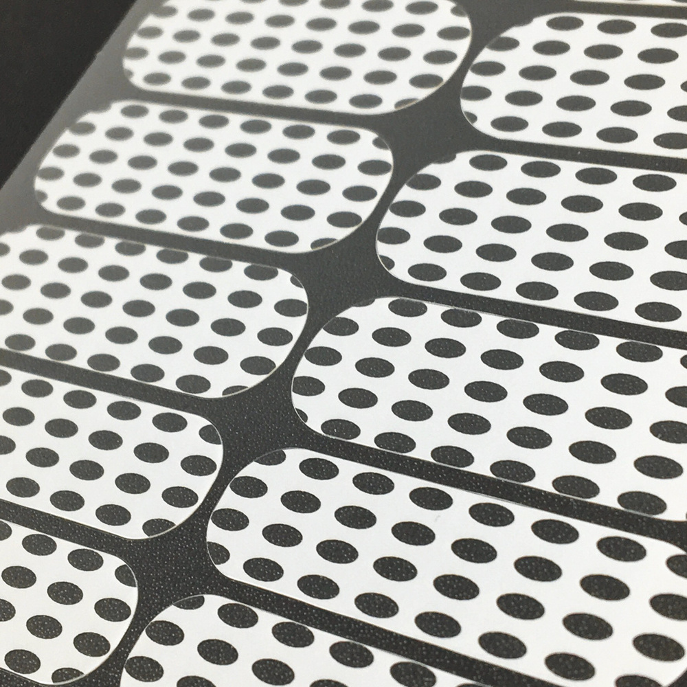 Jamberry White & Clear Ovals Nail Wraps, SBE, Full